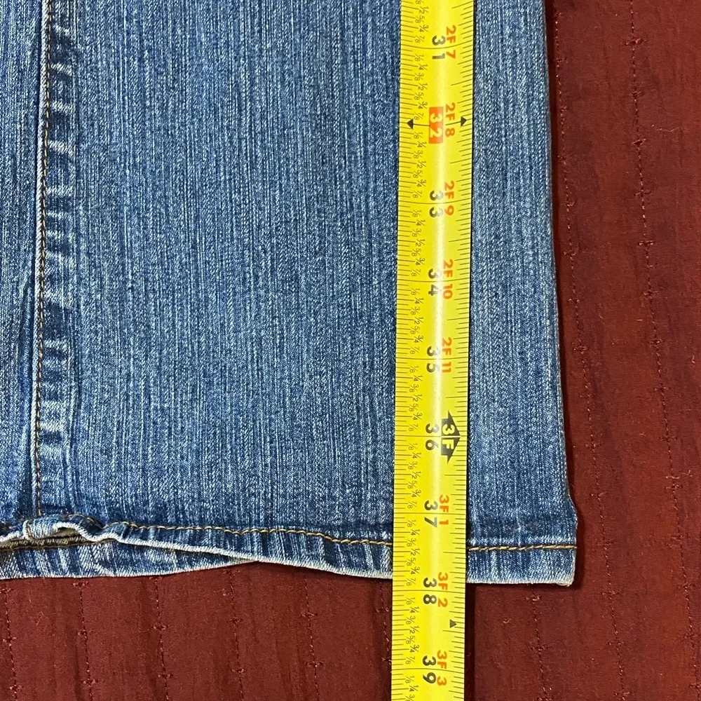L.e.i. Ashley Ultra Lowrise Women's Light Blue Denim Jeans Size Junior 9 - Picture 13 of 16